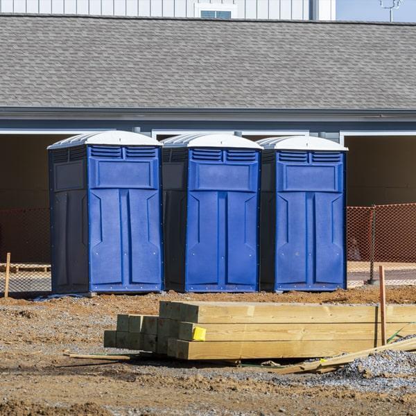 Heavy-duty construction site porta potty in Roswell, New Mexico