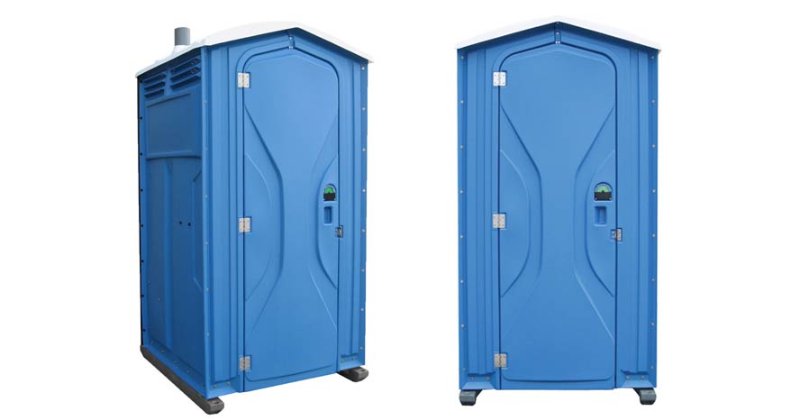 Long-term porta potty units on site in Roswell, New Mexico